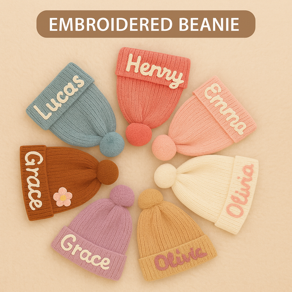 Embroidered Beanie
