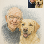 Custom Portrait Sketch from Your Photo – Hand-Drawn Pencil Art