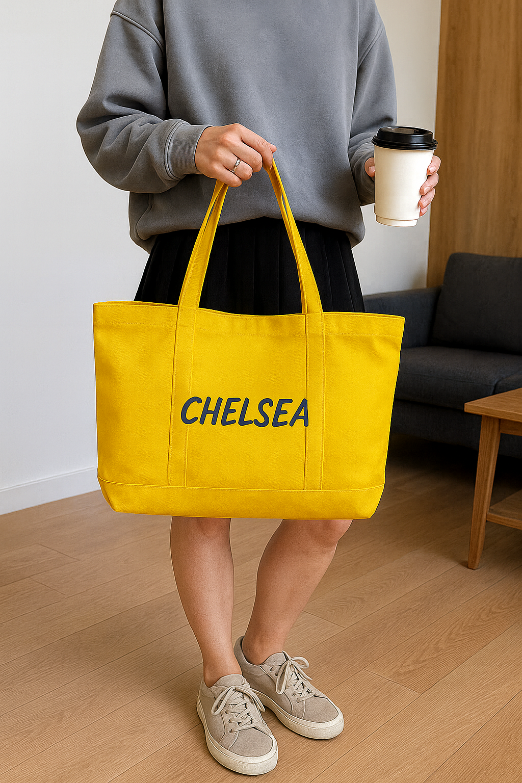 Custom Canvas Tote Bag Minimalist Tote