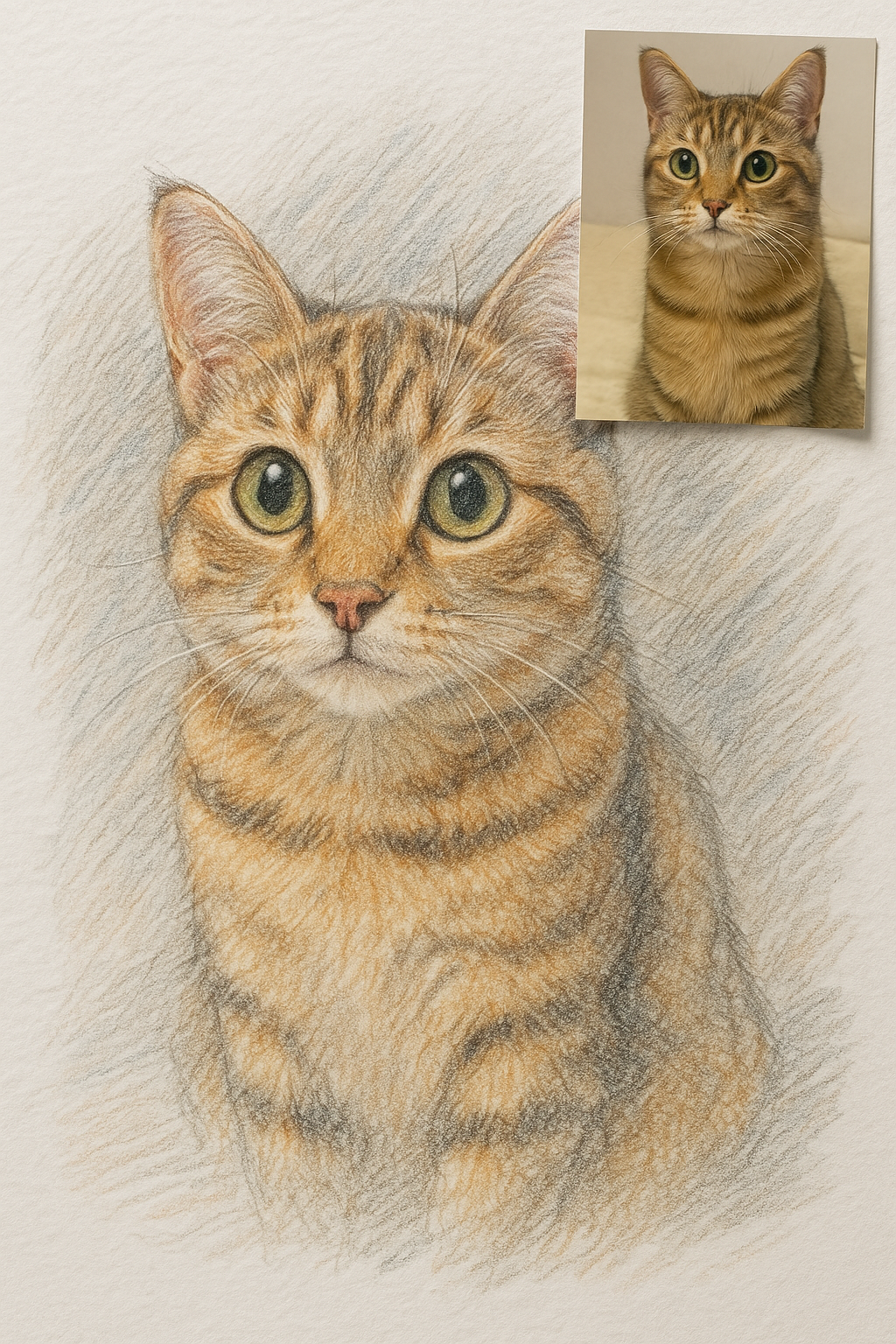 Custom Portrait Sketch from Your Photo – Hand-Drawn Pencil Art