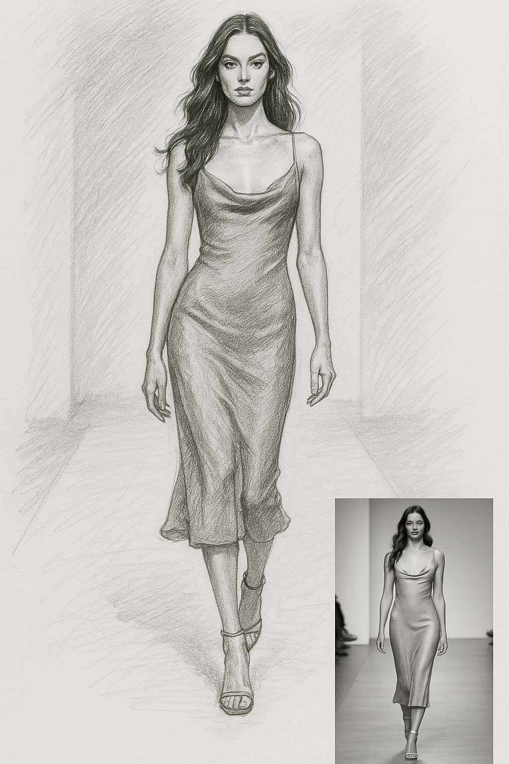Custom Portrait Sketch from Your Photo – Hand-Drawn Pencil Art