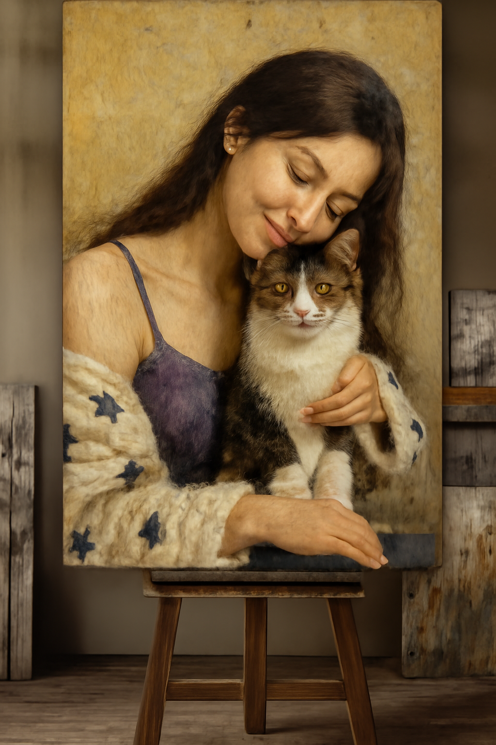 Custom Hand-Painted Oil Portraits