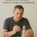 Handmade Custom Polymer Clay Figurine | Personalized Portrait Doll Gift