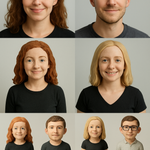 Handmade Custom Polymer Clay Figurine | Personalized Portrait Doll Gift