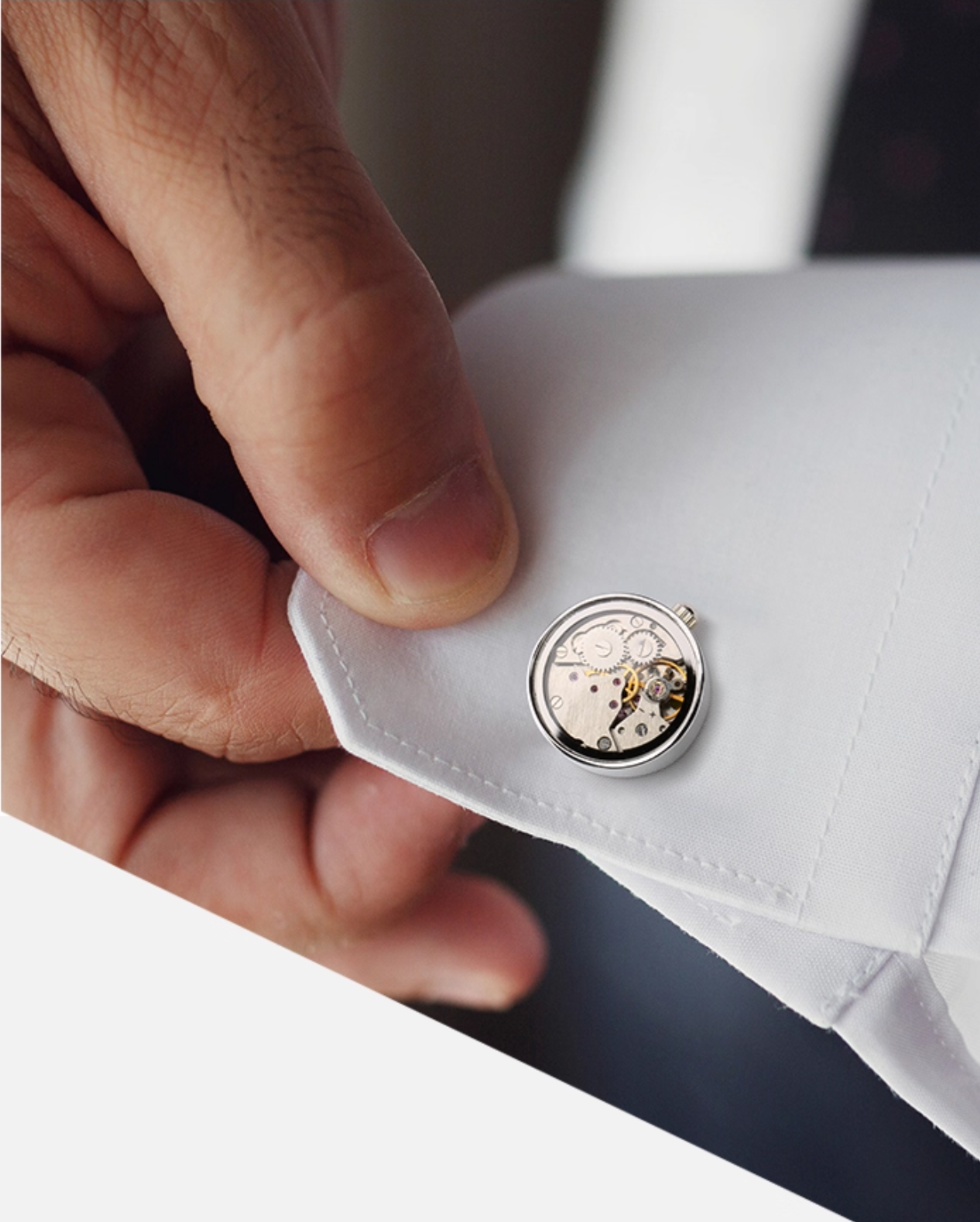 Luxury Steel-Titanium Cufflinks – Fully Personalized with Custom Text or Design | Premium Engraved Gift for Weddings, Anniversaries & Business