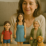 Handmade Custom Polymer Clay Figurine | Personalized Portrait Doll Gift