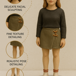 Handmade Custom Polymer Clay Figurine | Personalized Portrait Doll Gift