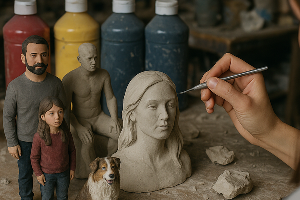 Canvas & wood finishing — archival inks and careful framing.